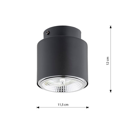 NANO 1 Black – Minimalistische spotlamp met maximale focus en stijl