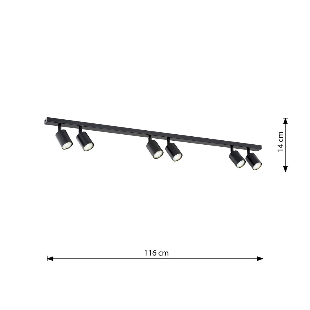 FLASH 6 Black – Minimalistische krachtpatser in strak zwart design