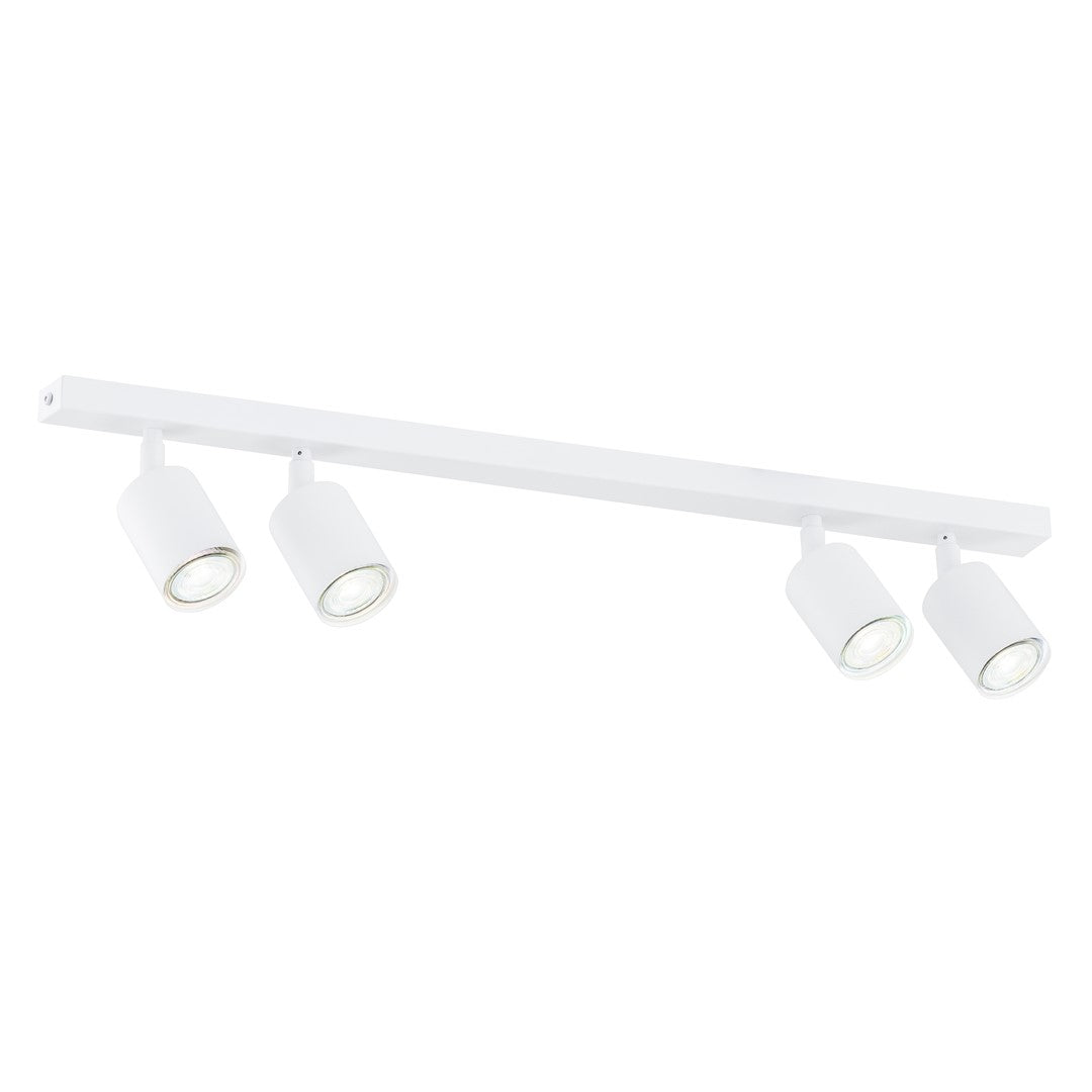 FLASH 4 White – Strakke plafondlamp met frisse uitstraling en functioneel licht