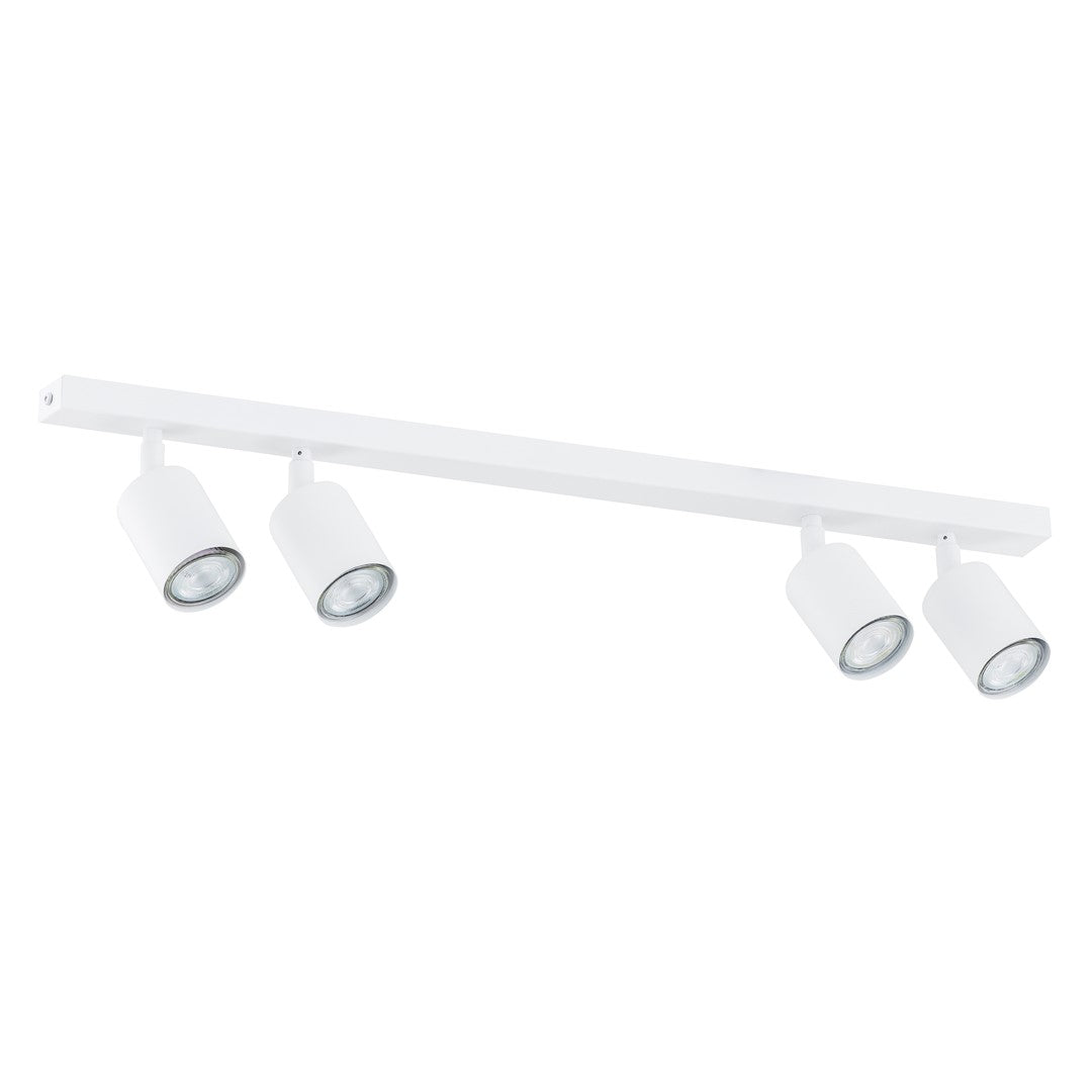 FLASH 4 White – Strakke plafondlamp met frisse uitstraling en functioneel licht