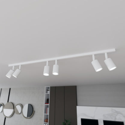 FLASH 6 White – Minimalistische plafondlamp met krachtige lichtverdeling