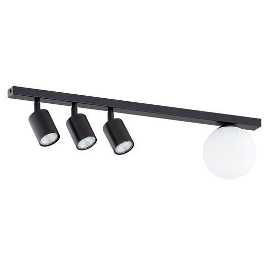 BASTER 4 Black – Strakke plafondlamp die functionaliteit en esthetiek verenigt