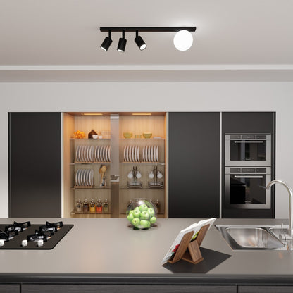 BASTER 4 Black – Strakke plafondlamp die functionaliteit en esthetiek verenigt