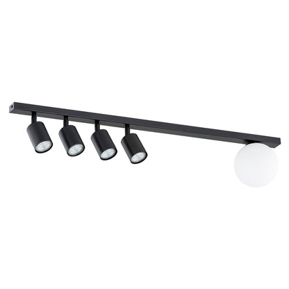 BASTER 5 Black – Eigentijdse plafondlamp die stijl en functie verenigt