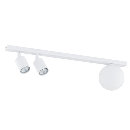 BASTER 3 White – Minimalistische plafondlamp met moderne lichtkracht