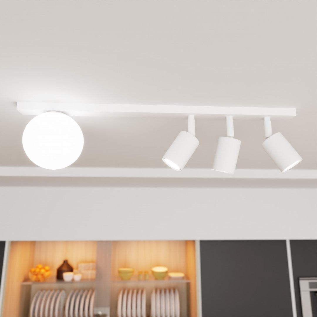 BASTER 4 White – Minimalistisch design met heldere uitstraling en veelzijdig karakter