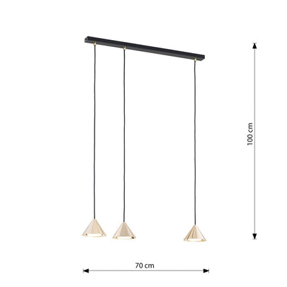 ELIT 3 Black Gold – Strakke luxe met gouden flair voor moderne interieurs