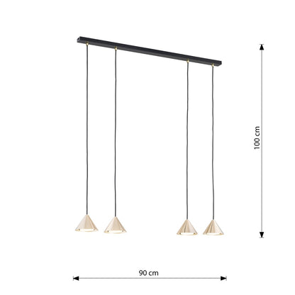 ELIT 4 Black Gold – Minimalistische luxe met warme, gouden accenten