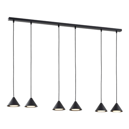 ELIT 6 Black – Statement hanglamp met minimalistische kracht en tijdloze stijl