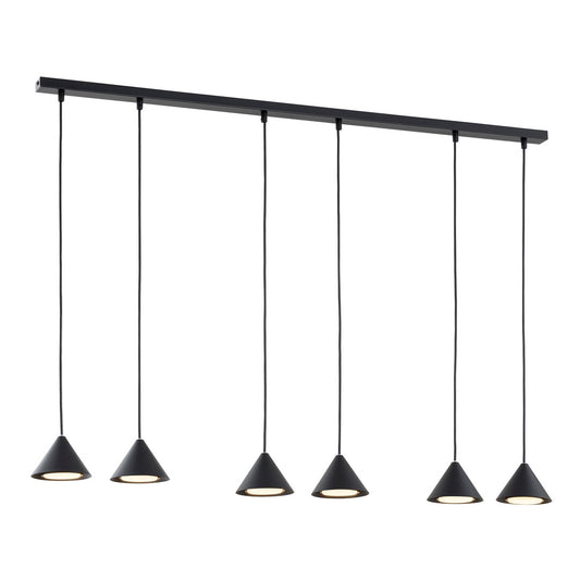 ELIT 6 Black – Statement hanglamp met minimalistische kracht en tijdloze stijl