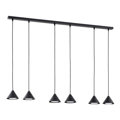 ELIT 6 Black – Statement hanglamp met minimalistische kracht en tijdloze stijl