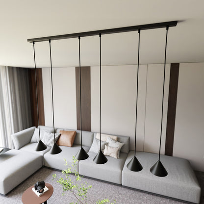 ELIT 6 Black – Statement hanglamp met minimalistische kracht en tijdloze stijl