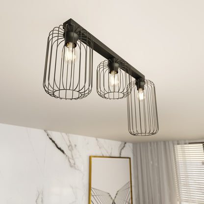 BARN 3 – Robuuste draadlamp in loft-stijl voor een industrieel interieur