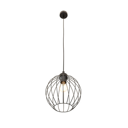 NANDO 1 Black – Industriële hanglamp met stoer karakter en opvallend lichteffect