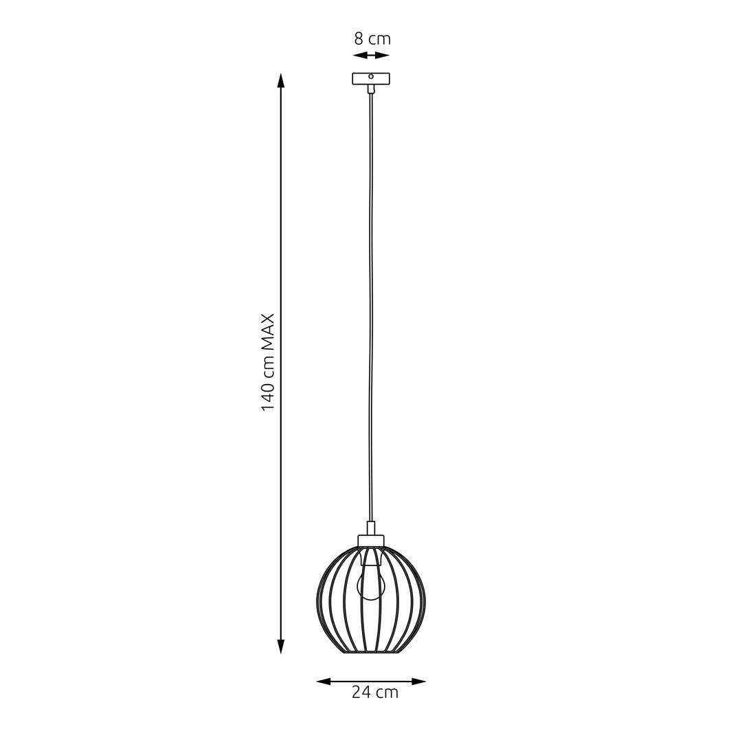 NANDO 1 Black – Industriële hanglamp met stoer karakter en opvallend lichteffect