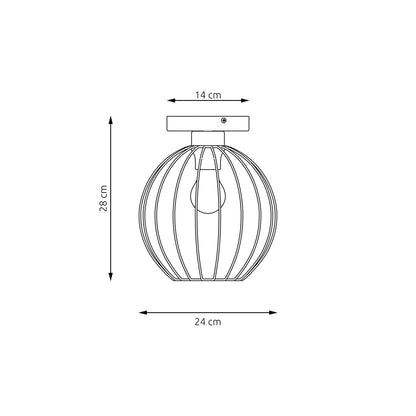 NEST 1 – Stoere draadlamp in industrieel zwart staal voor een krachtig interieurstatement