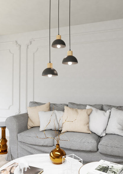 SECO 3 Premium Black – Scandinavisch design met warme houten accenten