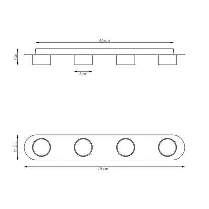 DIAZ 4 Black Wood – Minimalistisch design met warme houtaccenten