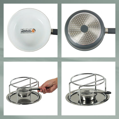 KELA Lancy Kaasfondueset – Premium fonduebeleving met krasvaste GREBLON-coating en stijlvol design