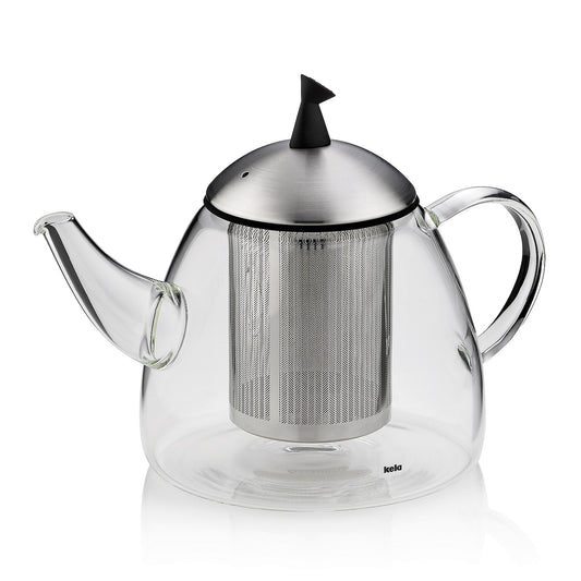 AURORA Theepot – RVS – 1,8 L – Met Uitneembare Zeef
