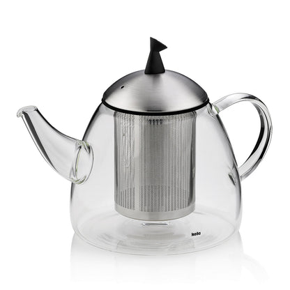 AURORA Theepot – RVS – 1,8 L – Met Uitneembare Zeef