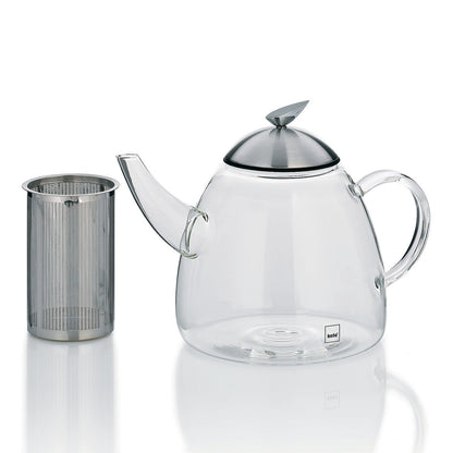 AURORA Theepot – RVS – 1,8 L – Met Uitneembare Zeef