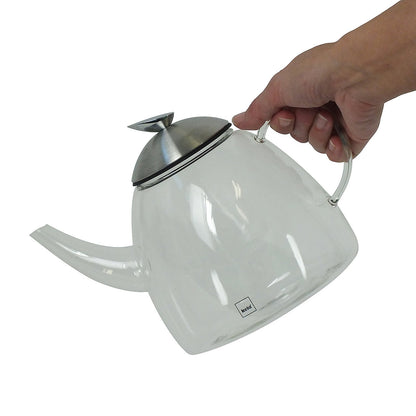 AURORA Theepot – RVS – 1,8 L – Met Uitneembare Zeef