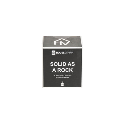 HV Home de Cologne Solid as a Rock – Geurkaars 100g met kalme kracht