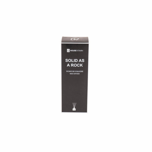 HV HOME de Cologne Reed Diffuser – Solid As A Rock: Trendy geurverspreider met warme bergamot voor balans en stijl