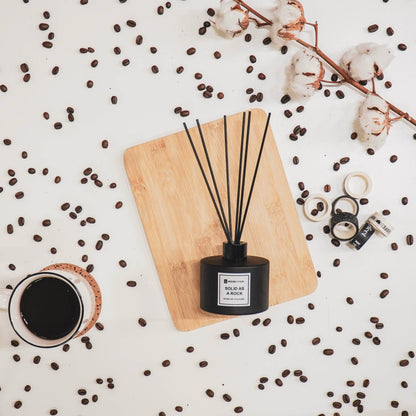 HV HOME de Cologne Reed Diffuser – Solid As A Rock: Trendy geurverspreider met warme bergamot voor balans en stijl