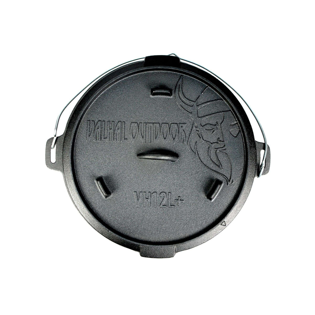 Valhal Outdoor Dutch Oven 12L – Gietijzeren Krachtpatser voor Grootse Maaltijden