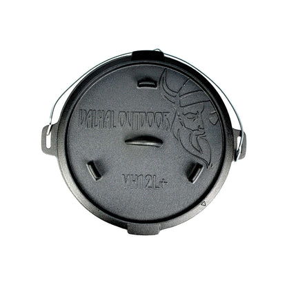 Valhal Outdoor Dutch Oven 12L – Gietijzeren Krachtpatser voor Grootse Maaltijden