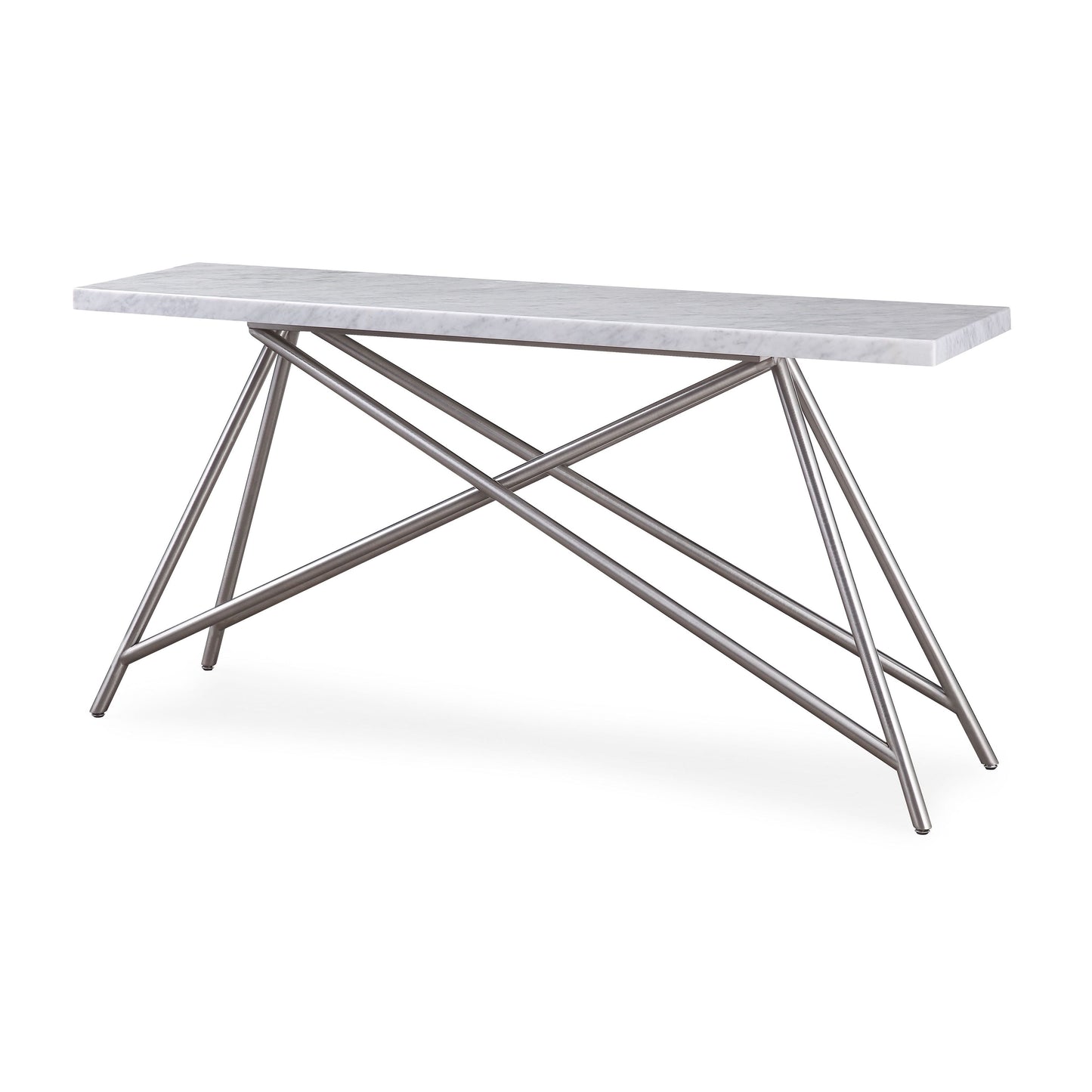CORAL CONSOLE TABLE IN MARBLE Tijdloze Luxe met Carrara Marmer – Stijlvolle Eyecatcher voor Elke Ruimte