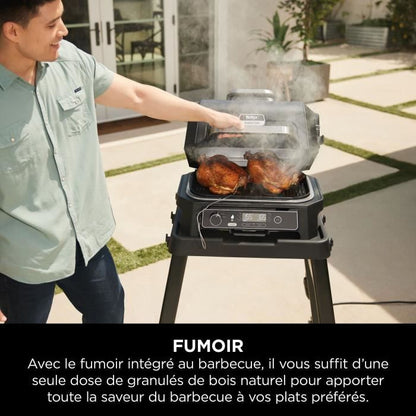 NINJA Woodfire Pro XL OG850EU – 3-in-1 Buitenbarbecue, Rookoven & Airfryer in Eén