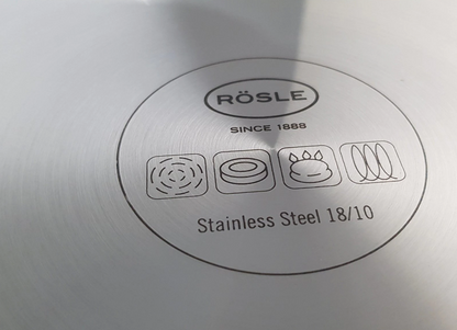 RÖSLE Moments 8-delige pannenset inclusief stomer – Design, kwaliteit en functionaliteit in één complete set