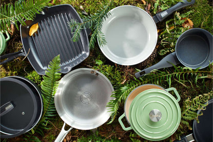 BERNDES B.Green Sauteerpan 28 cm – Duurzaam, stijlvol en gezond koken in 100% gerecycled aluminium
