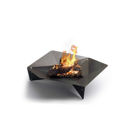 Höfats Triple 120 Vuurkorf – Cortenstaal Design met Barbecuefunctionaliteit voor de Moderne Buitenruimte