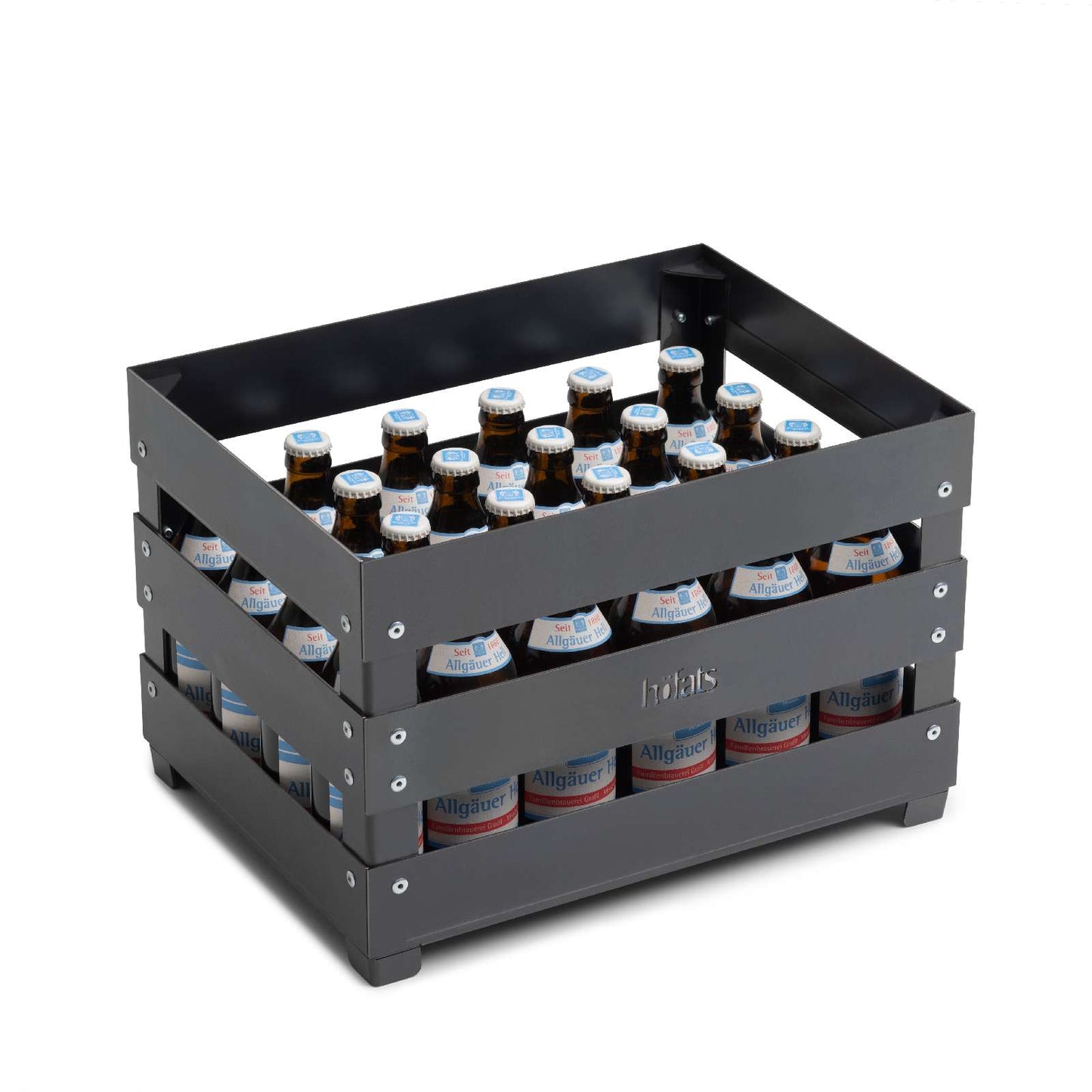 Höfats Crate Vuurkorf – Multifunctioneel Krat voor Vuur, BBQ en Zitcomfort