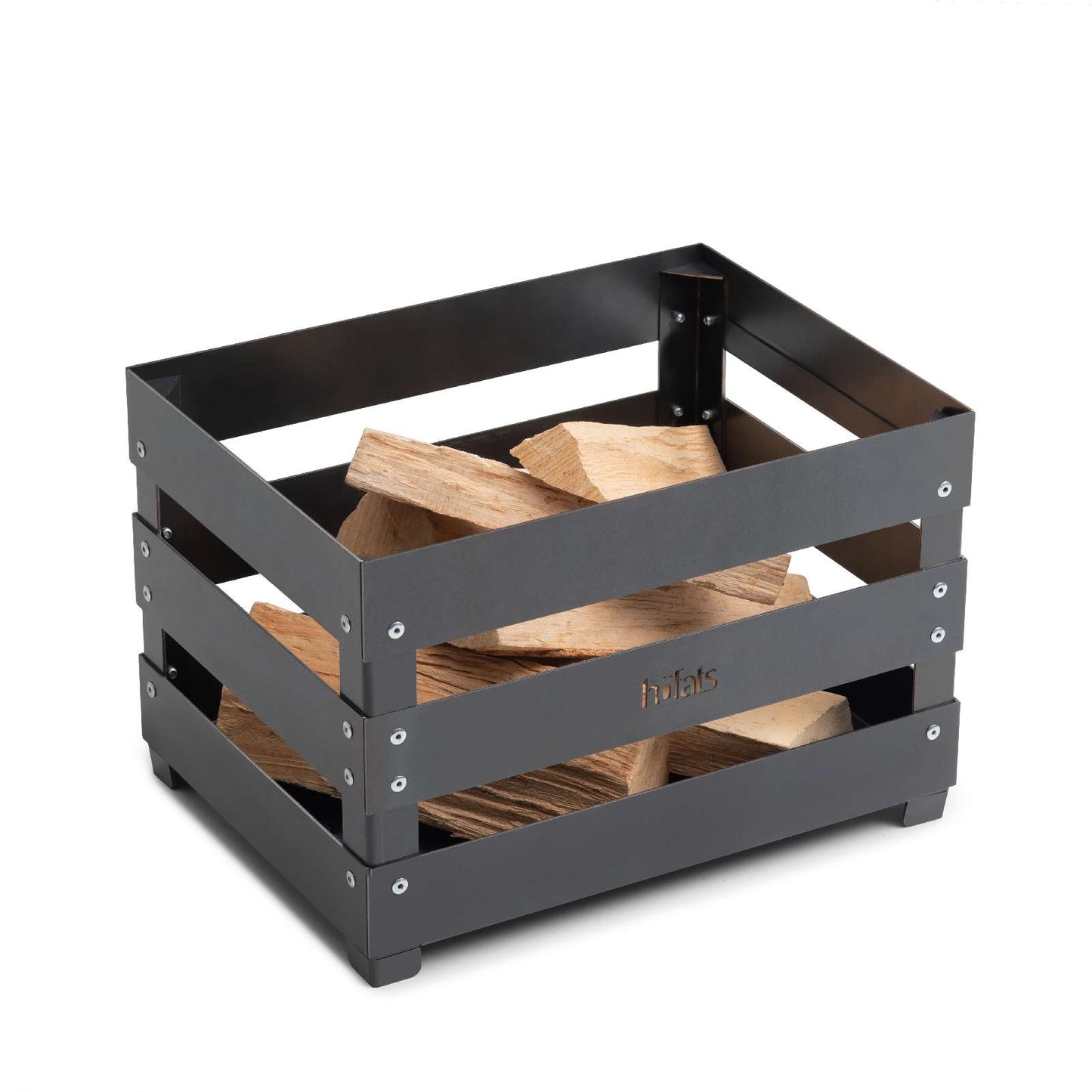 Höfats Crate Vuurkorf – Multifunctioneel Krat voor Vuur, BBQ en Zitcomfort