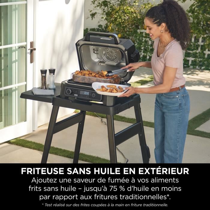 NINJA Woodfire Pro XL OG850EU – 3-in-1 Buitenbarbecue, Rookoven & Airfryer in Eén