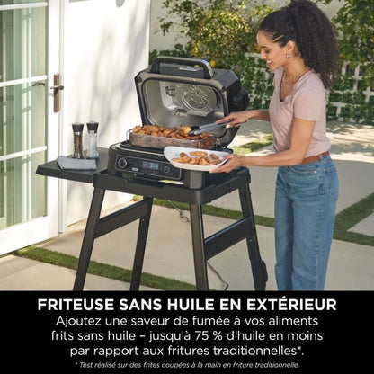 NINJA Woodfire Pro XL OG850EU – 3-in-1 Buitenbarbecue, Rookoven & Airfryer in Eén