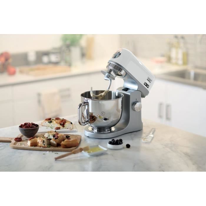 KENWOOD KMX750WH Patisserierobot – Krachtige Elegantie in Tijdloos Wit