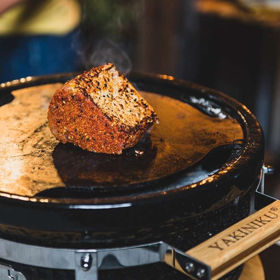 Yakiniku Teppanyaki Plaat Rond – Japanse Perfectie op je Shichirin Tafelgrill