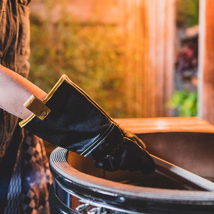 Yakiniku Leren BBQ Handschoenen – Hittebestendig, Comfortabel en Onmisbaar