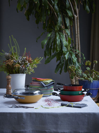 SAMBONET Vintage Kookpan – Stijlvol Italiaans Design met Quarzo Nero Coating
