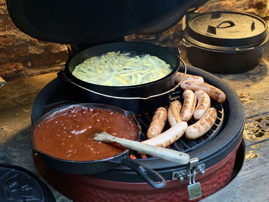 Valhal Outdoor Dutch Oven 9L Ovaal – Gietijzeren Alleskunner voor Elke Warmtebron