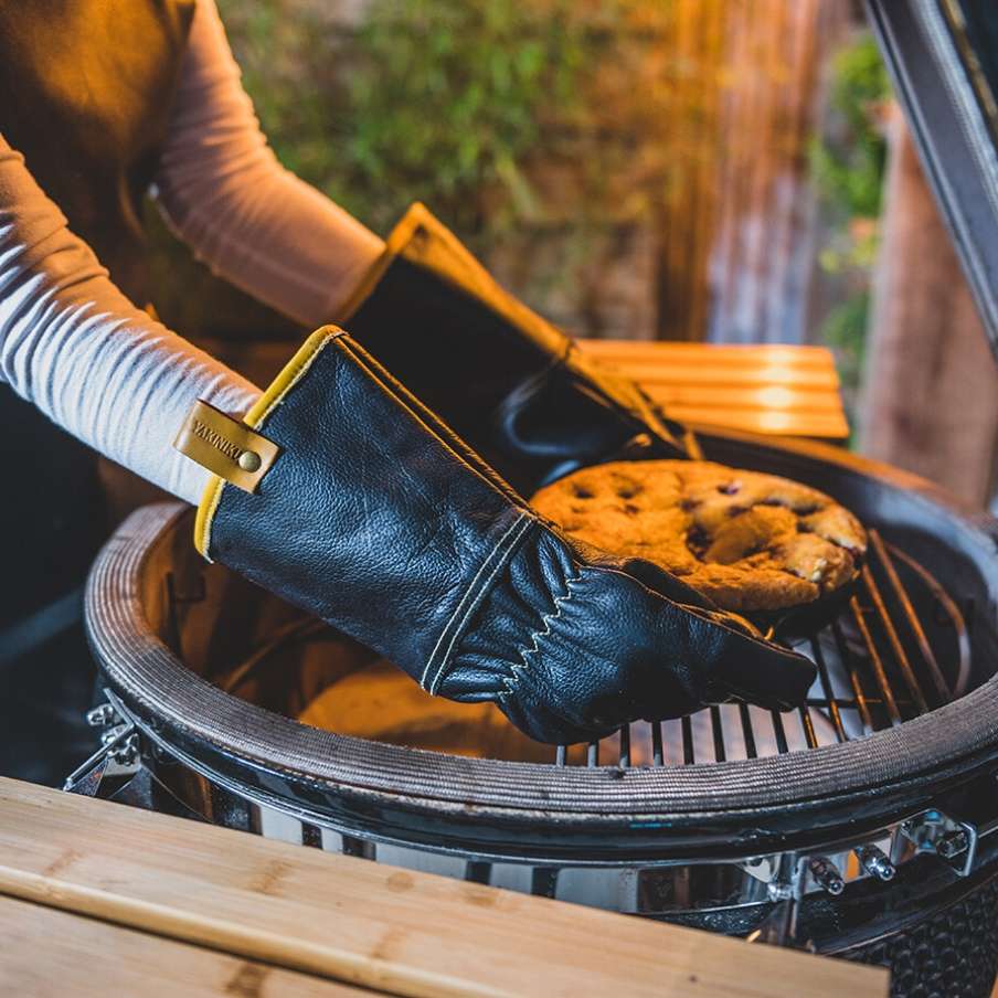 Yakiniku Leren BBQ Handschoenen – Hittebestendig, Comfortabel en Onmisbaar