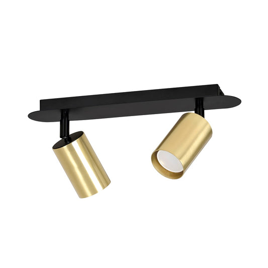 ZEN 2 BLACK – Minimalistische 2-lichts spotlight in zwart voor gerichte en stijlvolle verlichting