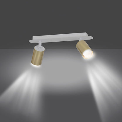 ZEN 2 WHITE – Minimalistische 2-lichts spotlight in helder wit voor gerichte sfeerverlichting