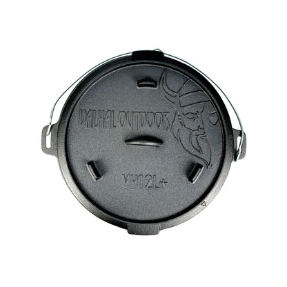Valhal Outdoor Dutch Oven 12L – Gietijzeren Krachtpatser voor Grootse Maaltijden